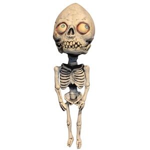 2001 Paper Magic Group 21” Hanging Skeleton Latex Rubber Halloween Alien Figure